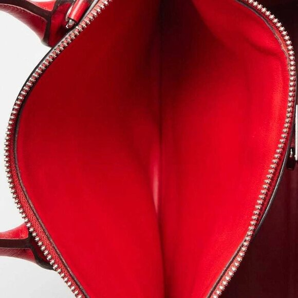 Louis Vuitton Red Smooth Leather City Steamer Mini Bag - Picture 10 of 12
